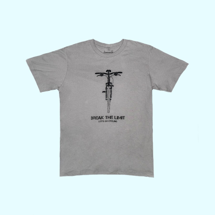 Kaos Sepeda Abu-Abu